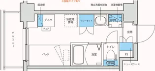 キャンパスヴィレッジ元住吉テラス【5階】の間取り