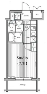 ガラ・ステーション岩本町North【2階】の間取り