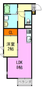 G-SMART蘇我(ジースマート)【2階】の間取り
