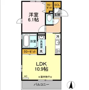 ルーナ【3階】の間取り