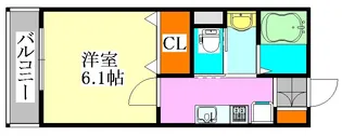 千葉県船橋市前原西1【アパート】の間取り