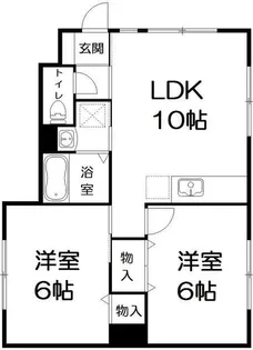 パティオ桜木A【1階】の間取り