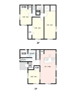 茨城県神栖市太田【一戸建】の間取り