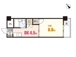 グレイス米田【4階】の間取り