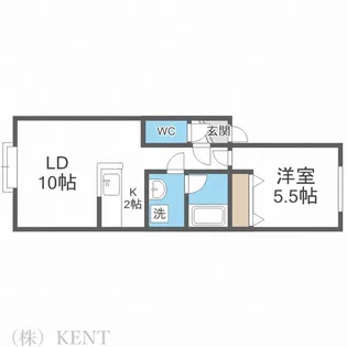 クレアコートI【2階】の間取り