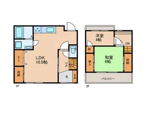 京都府京都市左京区粟田口鳥居町【一戸建】の間取り