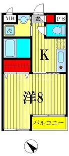 Aicourt南流山【4階】の間取り
