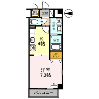 ソレアード昼ヶ丘【1階】の間取り