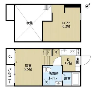 CASA VIVACE 町田【1階】の間取り