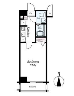アルテシモアルディート【2階】の間取り