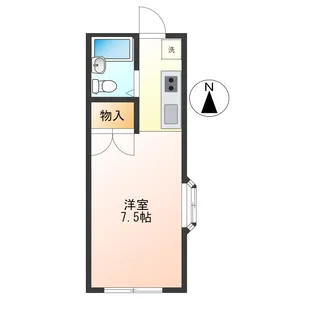 エステートピアメイ【2階】の間取り