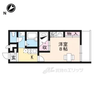 レオパレスEfini1【3階】の間取り