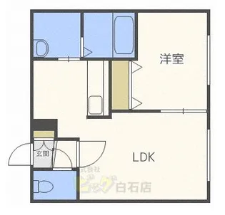 YELL東札幌【2階】の間取り