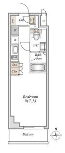 アパートメンツ綱島【7階】の間取り