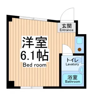 白糸台パークハイツ【2階】の間取り