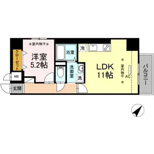 グレイスコート【7階】の間取り