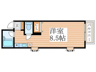 グリーンコーポII【2階】の間取り