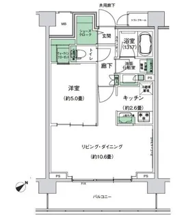 スタイリオ梶が谷【2階】の間取り