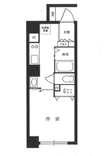ヴェルト五反田西【1階】の間取り