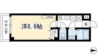 ピュアリスMiyabi【2階】の間取り