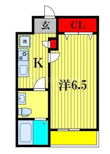 オーガスタABIKO【1階】の間取り
