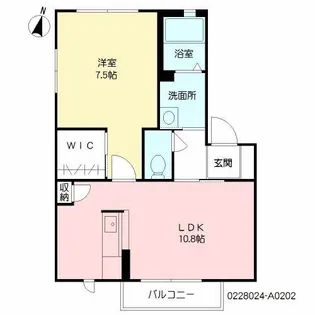 ソレイユ日の出 B棟【2階】の間取り