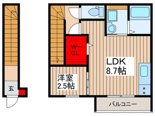 グレイシャス白岡【2階】の間取り
