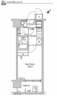 プライムアーバン月島【3階】の間取り