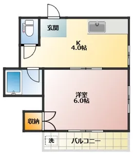 湯本マンション【2階】の間取り