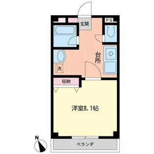 サンヒルズII【3階】の間取り