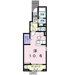 エスペランサ K【1階】の間取り