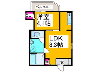 F+style堺・堀上町1号館【1階】の間取り