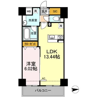 SORA【7階】の間取り