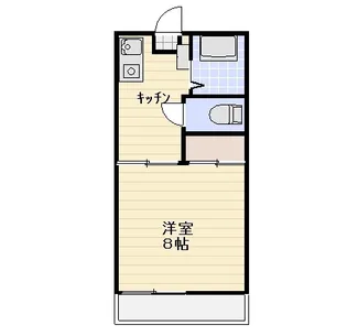 メルベール志朋【1階】の間取り