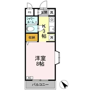 クリスタルハイツ相模台【3階】の間取り
