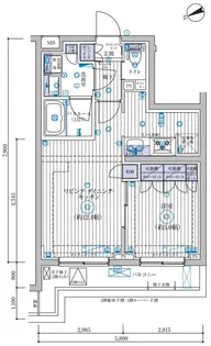 ブライズ高井戸DUEードゥエー【2階】の間取り