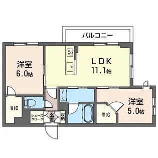 エリタージュ中目黒【2階】の間取り