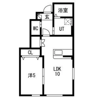 grand parace(グランドパレス)奥州II【1階】の間取り