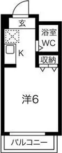 ラ・フォーレ大桐【4階】の間取り