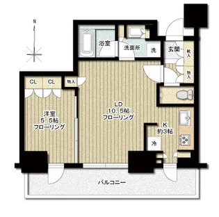 パークコート乃木坂ザタワー【4階】の間取り