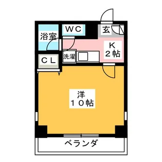 第6メゾン吾妻【2階】の間取り