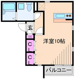 スプリングス【2階】の間取り