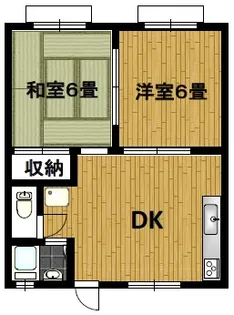 光ハイツ【2階】の間取り