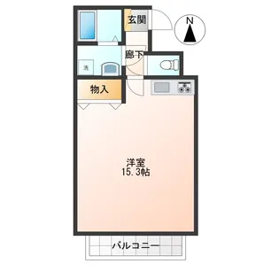 ハイムルビコン【4階】の間取り