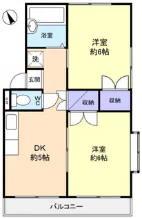 モンシェール志津パートI【2階】の間取り
