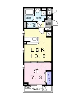 ワンリーフ【3階】の間取り