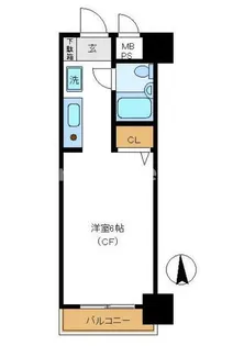 ダイアパレス大山【2階】の間取り