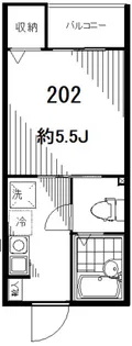 フォセット松戸上本郷【2階】の間取り