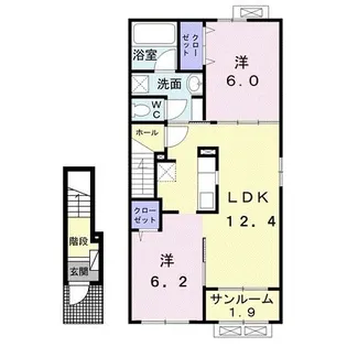 セレーネ【2階】の間取り