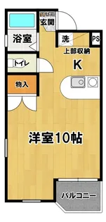 ヴィラエスポワール古来【4階】の間取り